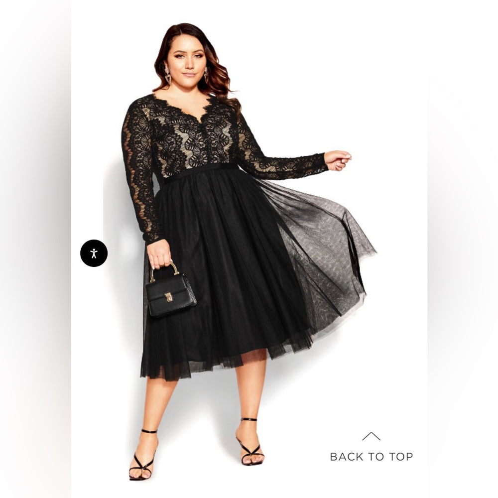 City Chic rare beauty dress M/18